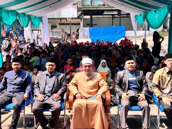 Prof. Dr. Muhammad Ibrahim al-Asmawi Guru Besar Hadits Universitas Al-Azhar berikan kuliah umum di Sekolah Master Indonesia